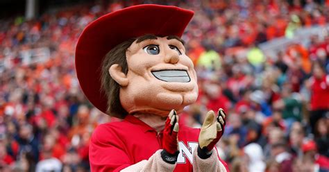 University of Nebraska changed the mascot logo to avoid confusion with the white power sign