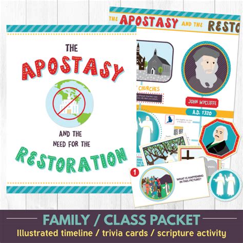 Primary 5 Lesson 2: The Apostasy and the Need for the Restoration - The Red Headed Hostess