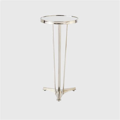 French modern side table – Hubley Design Interiors