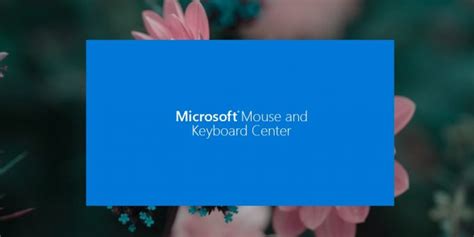 How to install the Microsoft Mouse and Keyboard Center