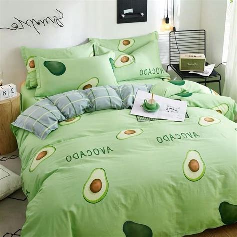 Cute Avocado Bedding Set | Cute bedroom decor, Cute bed sets, Room ...