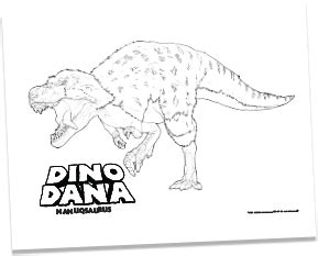 Dino Dana Coloring Pages Printable Coloring Pages