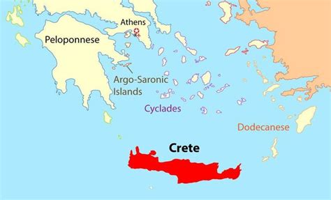 Your Guide to Crete Including Maps, Weather, and Things to See | Crete map, Crete, Greece map