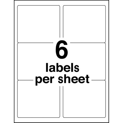 Avery® Shipping Labels, Sure Feed, 3-1/3" x 4" , 600 White Labels (5164) - Address / Shipping ...