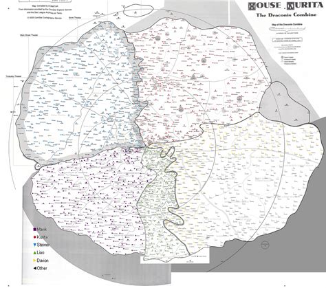 Battletech Inner Sphere Houses Map by Kamikage86 on DeviantArt