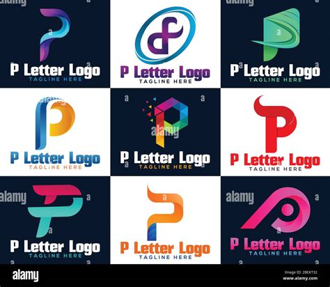 Letter P Logo High Resolution Stock Photography and Images - Alamy