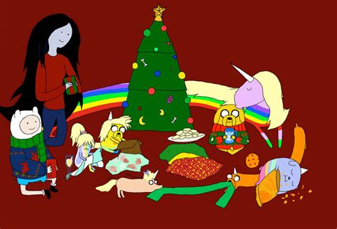 Christmas Time in Adventure Time (Colored) by Stitchpunk89 on DeviantArt