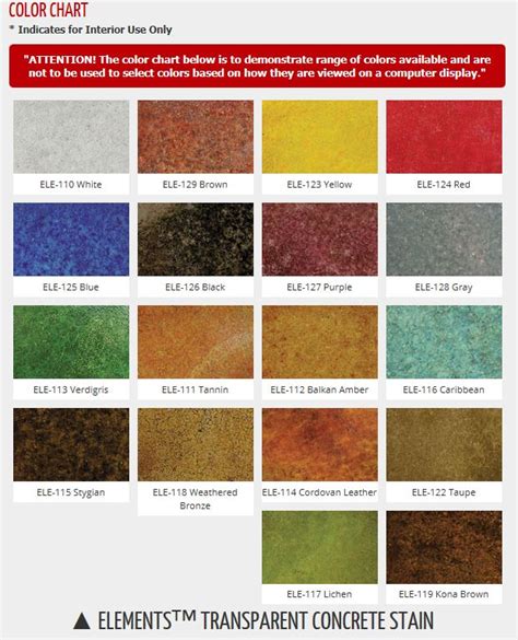 Lowes Concrete Paint Color Chart – Architectural Design Ideas