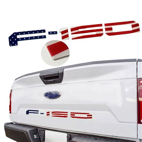 US Flag F-150 TailGate Insert Emblem Letters Compatible For | Etsy