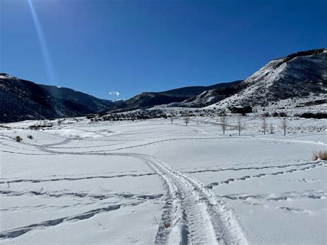 Why are there snowmobile Tracks on the Golf Course? - Frost Creek