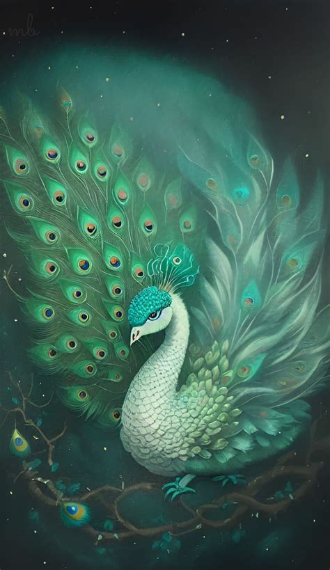 peacock fantasy art