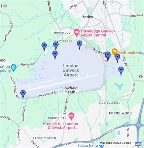 Gatwick Airport Parking - Google My Maps