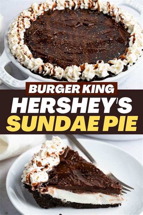 Burger King Hershey's Sundae Pie | Recipe | Chocolate pie recipes ...