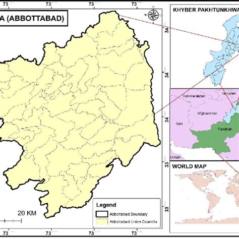 Map of district Abbottabad. | Download Scientific Diagram