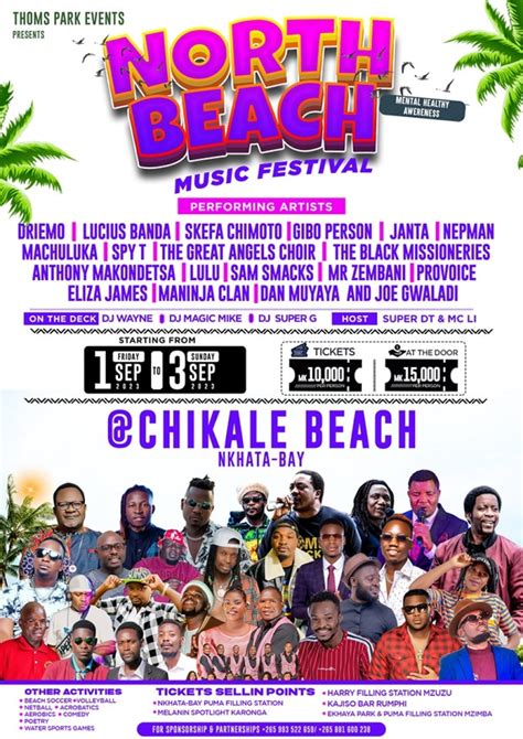 North beach music festival - MalawiEvents.com