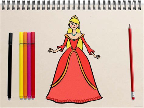 Princess Drawing How to draw a Princess