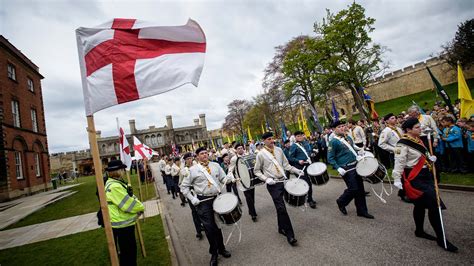 Scenes of celebration at Lincoln St George's Day Parade