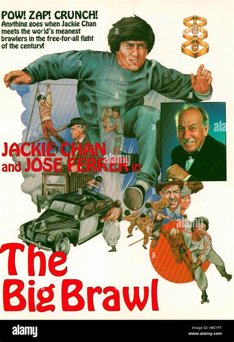 THE BIG BRAWL, US poster, Jackie Chan, Jose Ferrer, 1980 Stock Photo ...