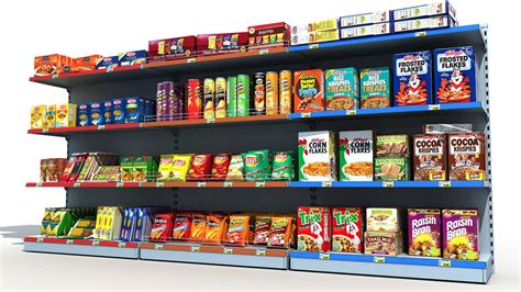 Supermarket Shelves Pack 3D Model $39 - .max .fbx .obj - Free3D