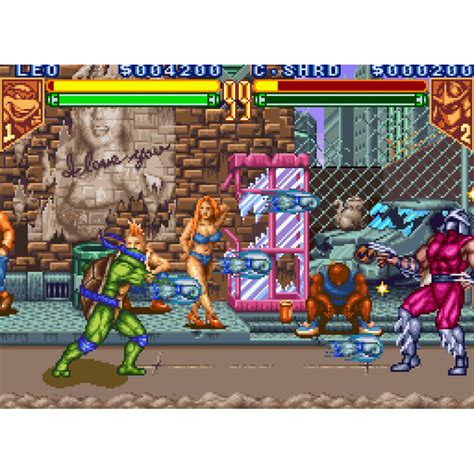 Super Nintendo Teenage Mutant Ninja Turtles Tournament Fighters - SNES ...