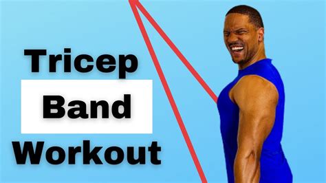 Resistance Band Tricep Workout | Get rid of JIGGLY ARMS!!! - YouTube