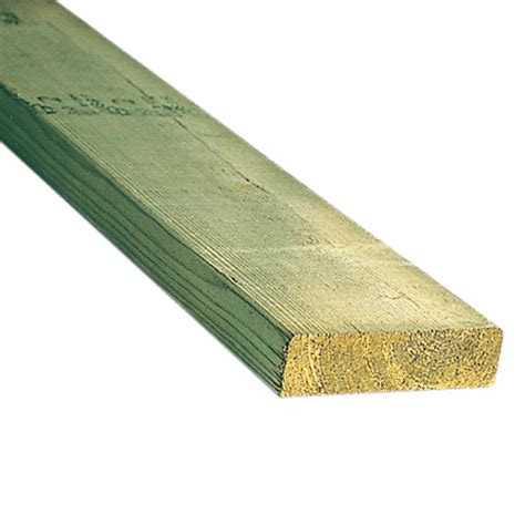 Canwel Lumber - Green - Pressure Treated - 2-in T x 6-in W x 16-ft L ...