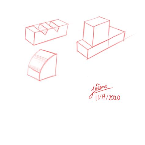 Today I decided to practice more basic shapes from different ...