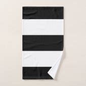 Black White Stripes Bath Towel Set | Zazzle