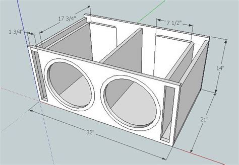 help with box design pair of alpine type s subs