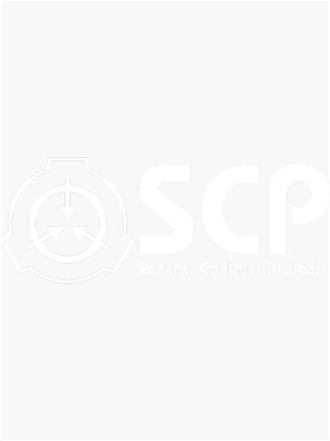 "Scp foundation logo" Sticker for Sale by magdalinlovgren | Redbubble