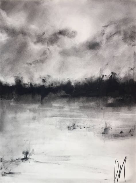 Buy Home Range No. 2: The Winter Storm Field, a Charcoal on Paper by ...