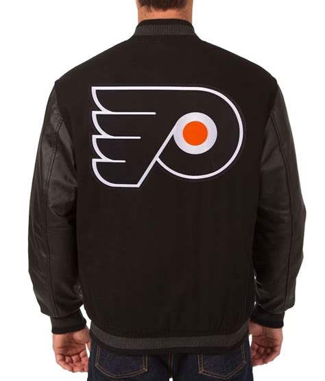 Philadelphia Flyers Black Varsity Jacket - Jackets Creator