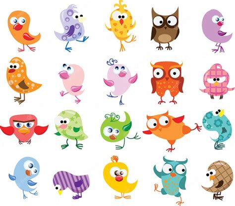 Premium Vector | Funny owls collection Cute hand drawn owl characters ...