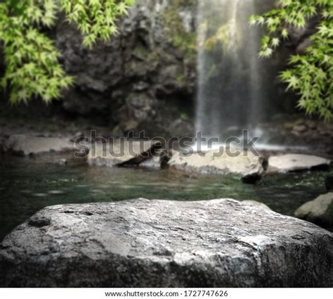 Waterfall Stream Background Stock Photo 1727747626 | Shutterstock