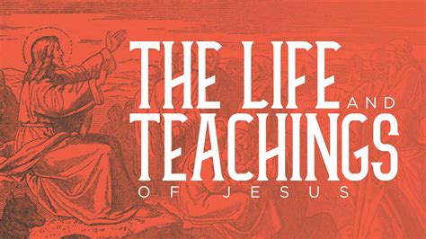 The Life and Teachings of Jesus sermon series | Christian graphic design, Church media design ...