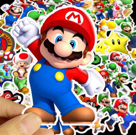 Super Mario Assorted Sticker | Etsy