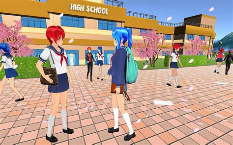 Sakura Yandere Anime School Simulator Love Story Games:Amazon.fr:Appstore for Android