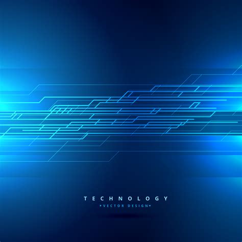 technology background with abstract lines vector design illustra - Download Free Vector Art ...