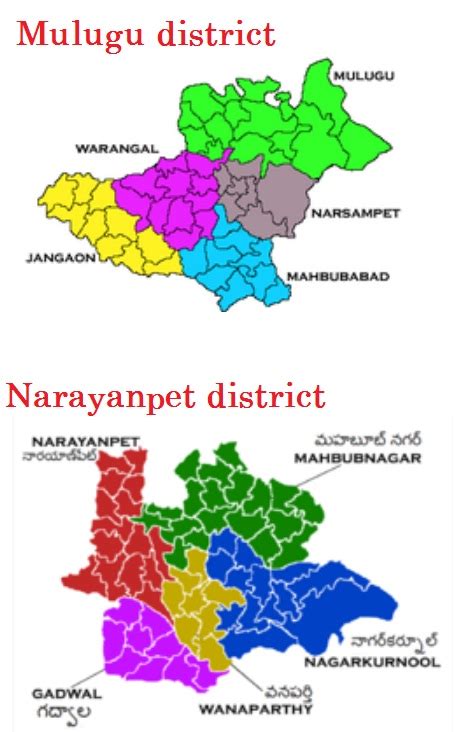 Narayanapet and Mulugu as New Districts in Telangana State – hello ap