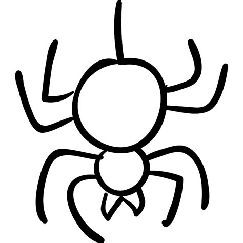 Spider Outline Vector SVG Icon - SVG Repo