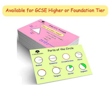 Revision Cards – Corbettmaths