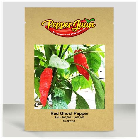 Red Ghost Pepper Seeds - Pepper Juan