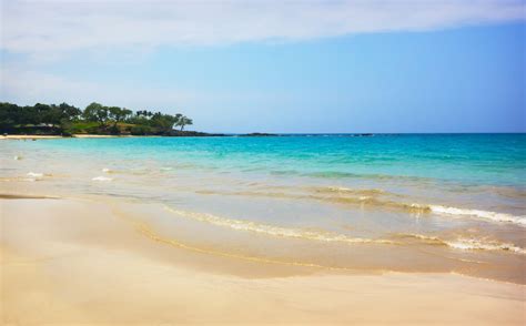 Surfing Hapuna Beach Kailua Kona Hawaii USA