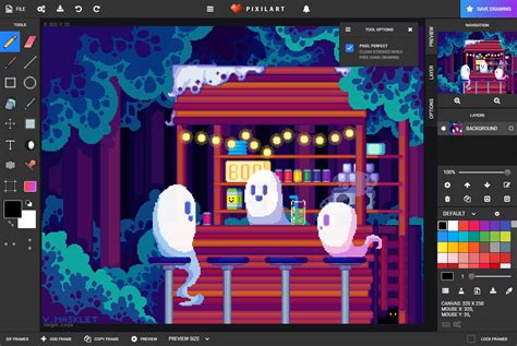 Pixilart Pixel Editor Features