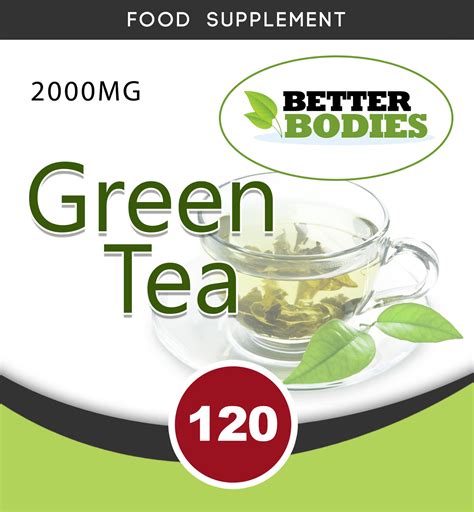 Green Tea 2000mg Capsules Strong High Strength Diet Pill Weight Loss ...