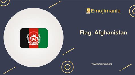 🇦🇫 Meaning | Flag: Afghanistan Emoji | Copy and Paste