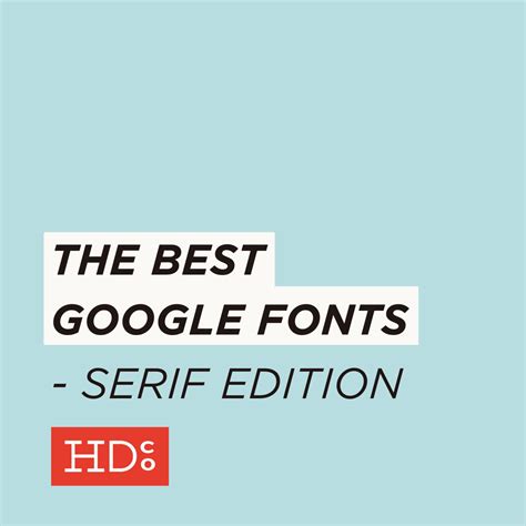 The Best Google Fonts – Serif Edition! • Hoot Design Co. | Web Design ...