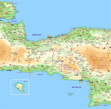 Crete Holiday Villas - Maps of Crete