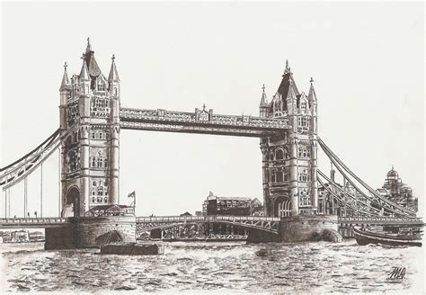 Tower Bridge London Drawing at GetDrawings | Free download