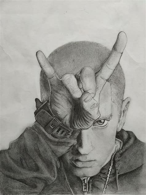 Eminem Pencil Drawing : drawings